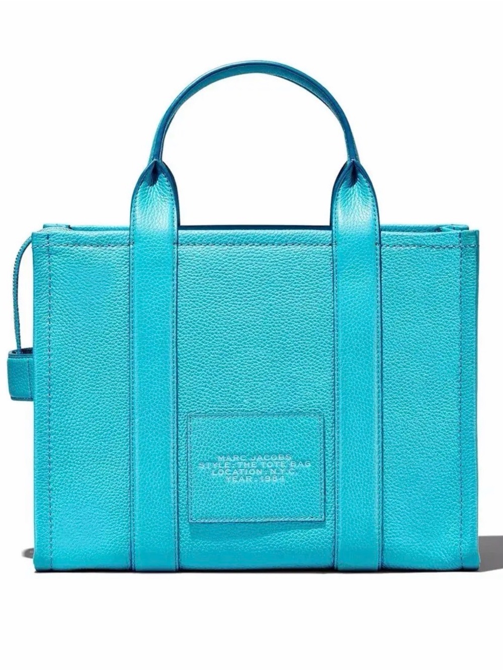 NWT The Tote Bag in Leather in Color Pool- MEDIUM - Picture 2 of 9